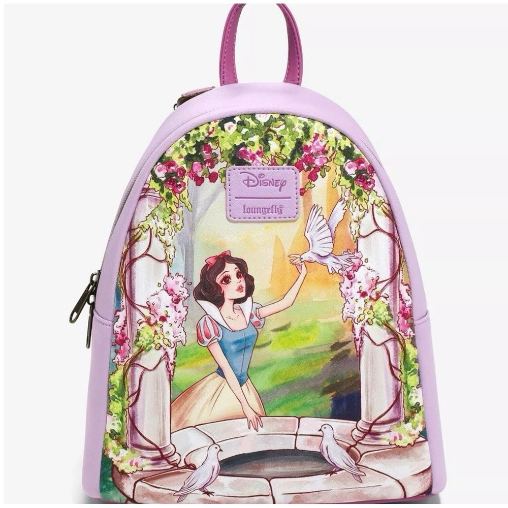 Loungefly Disney Snow White And The Seven Dwarfs Wishing Well Portrait Backpack